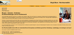 zum Projekt www.birgit-blum.de